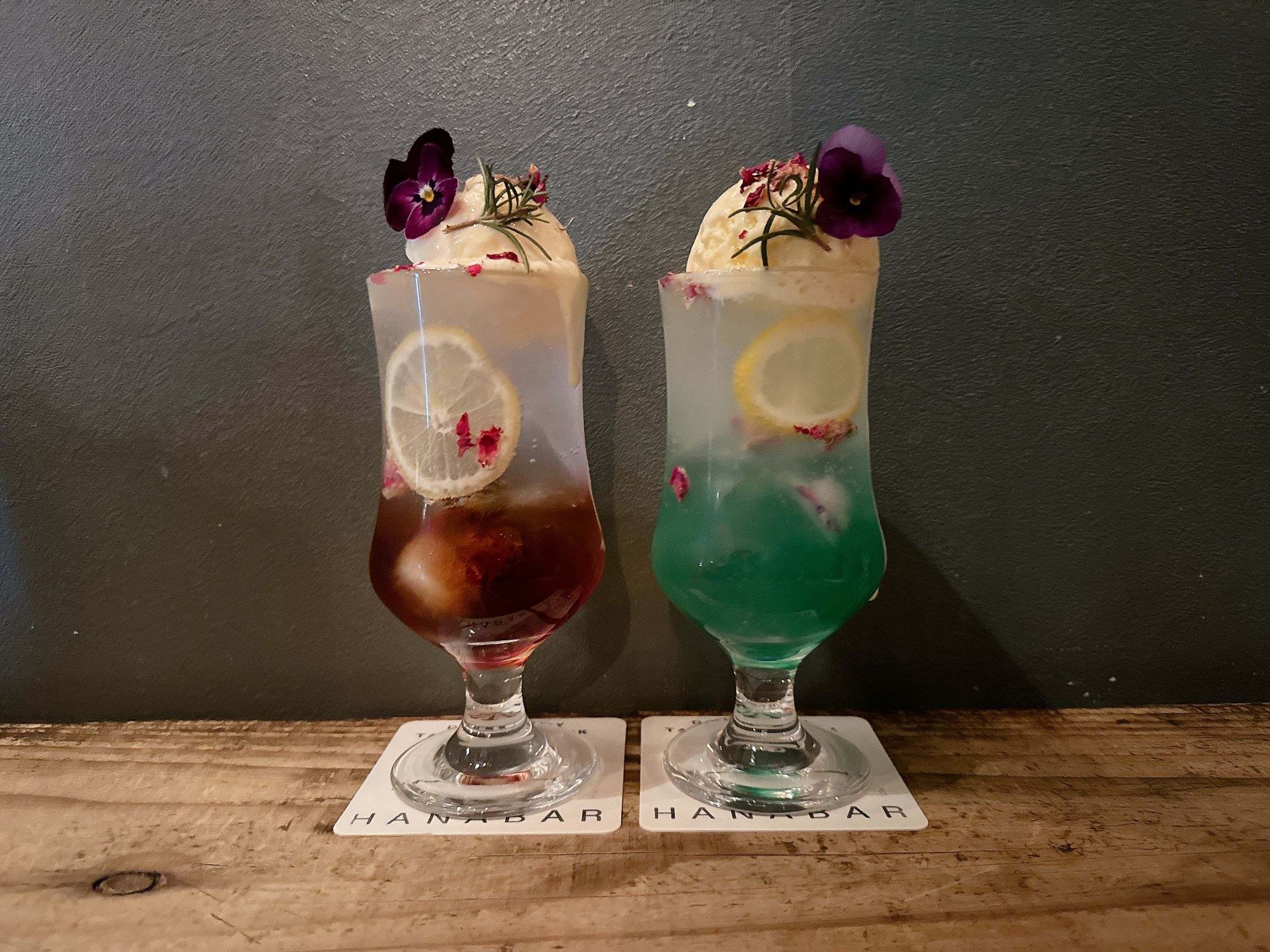 HANABARのクリームソーダ